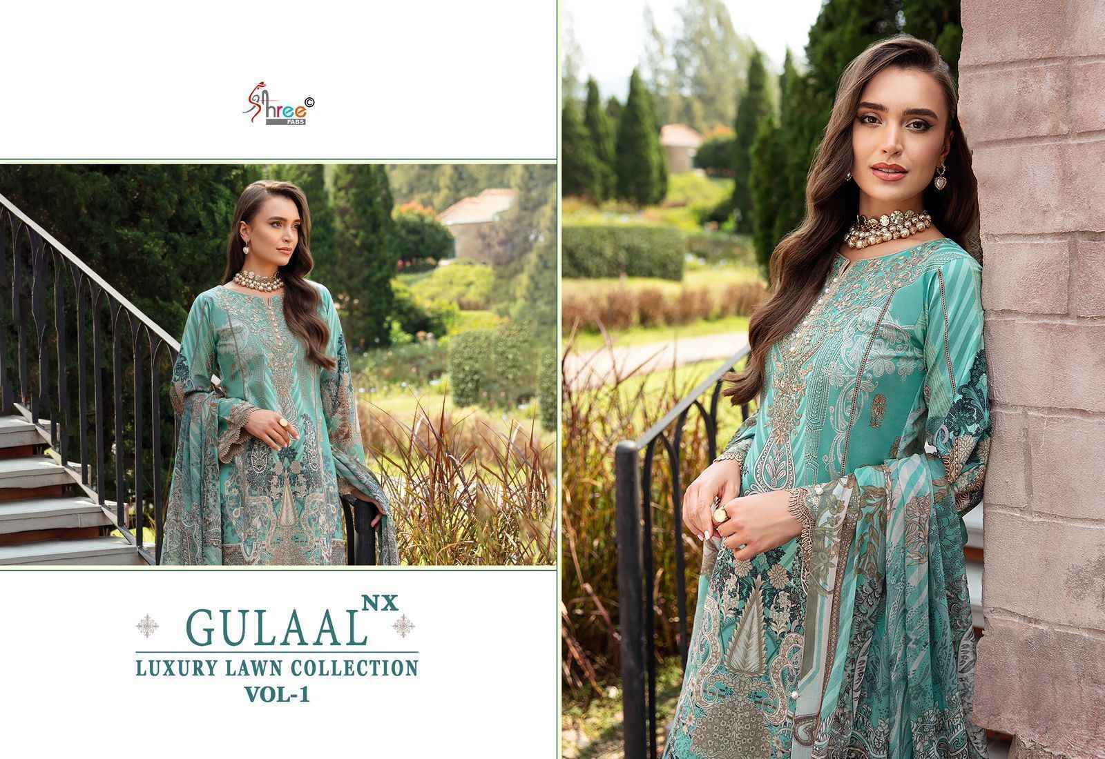 Shree Fabs Gulaal Vol-1 Nx Cotton Dress Material (3 pcs Catalogue)