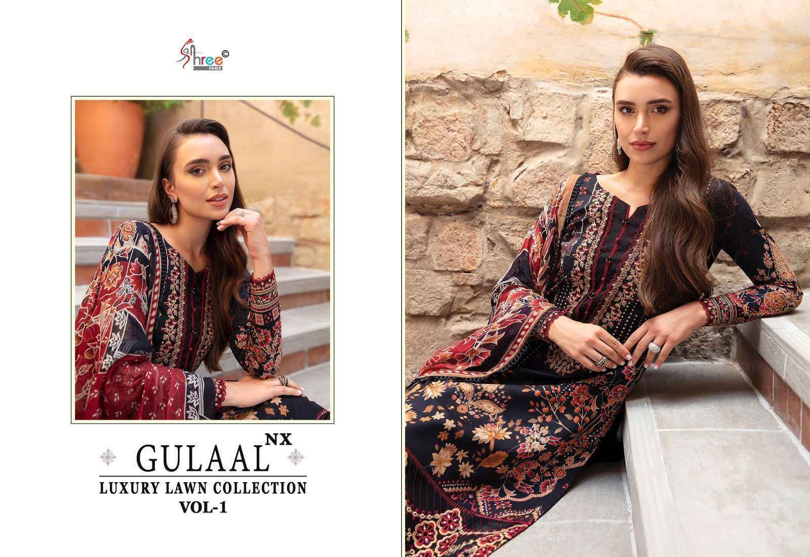 Shree Fabs Gulaal Vol-1 Nx Cotton Dress Material (3 pcs Catalogue)