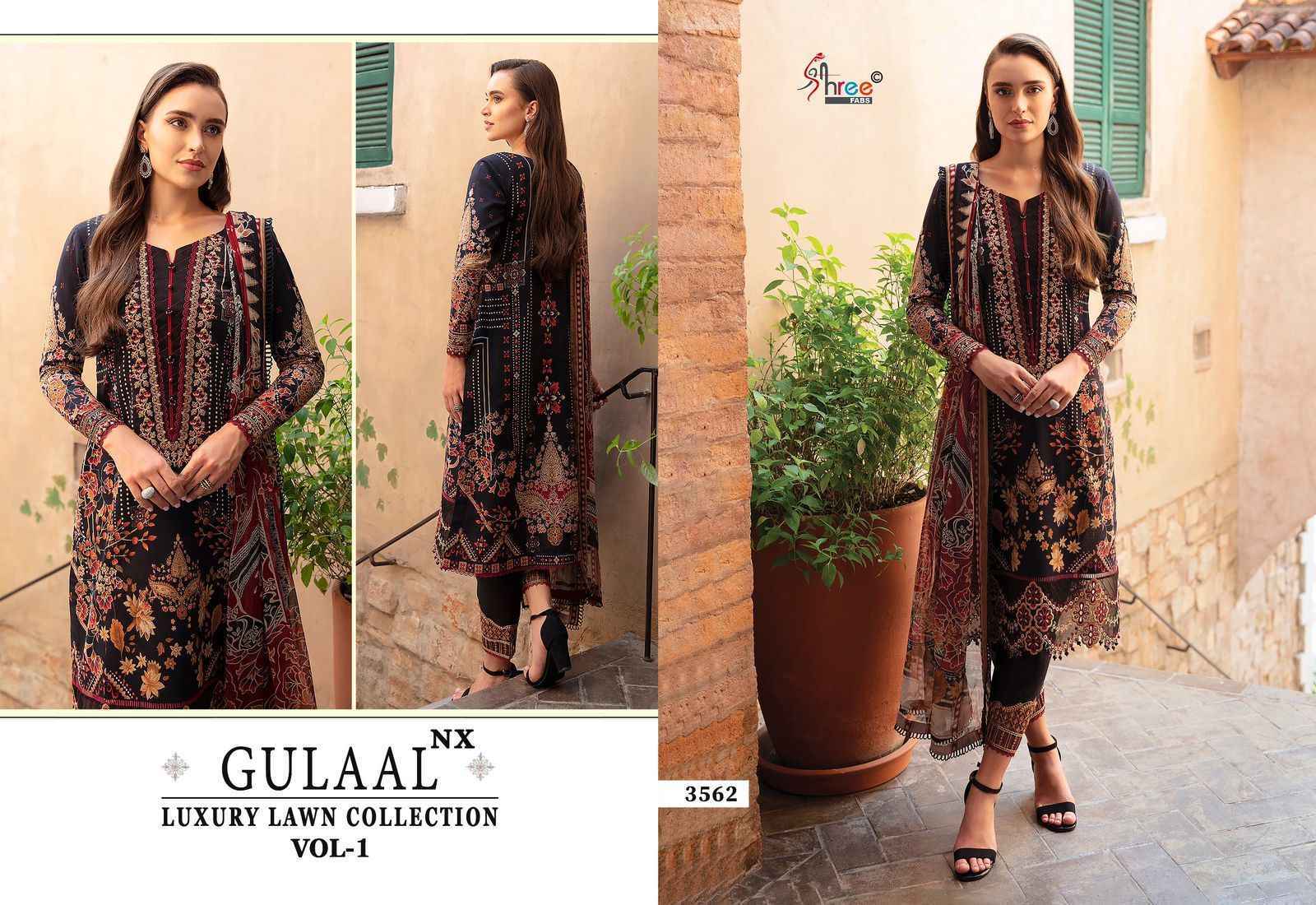 Shree Fabs Gulaal Vol-1 Nx Cotton Dress Material (3 pcs Catalogue)