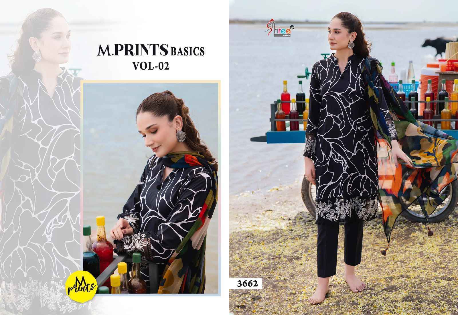 Shree Fabs M Prints Basics Vol-2 Cotton Dress Material (8 pcs Catalogue)