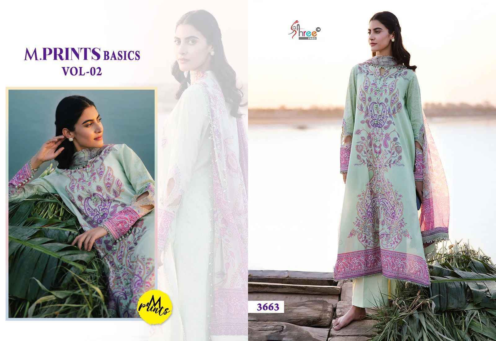 Shree Fabs M Prints Basics Vol-2 Cotton Dress Material (8 pcs Catalogue)