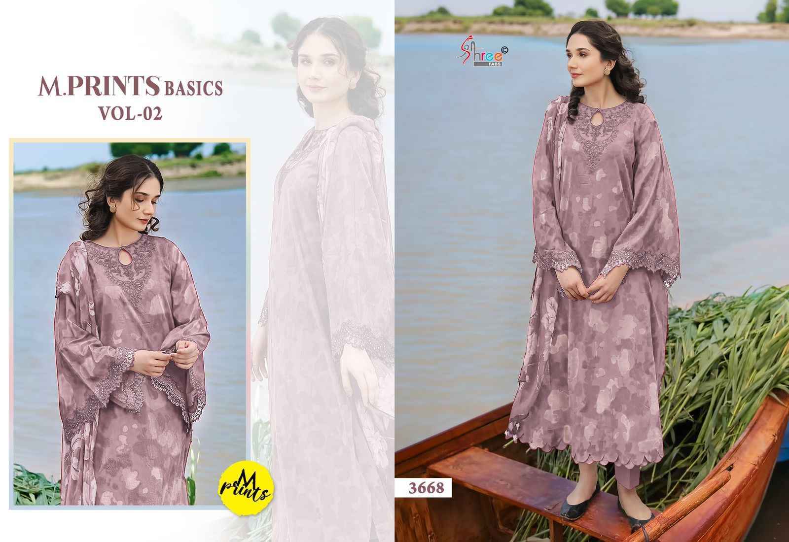 Shree Fabs M Prints Basics Vol-2 Cotton Dress Material (8 pcs Catalogue)