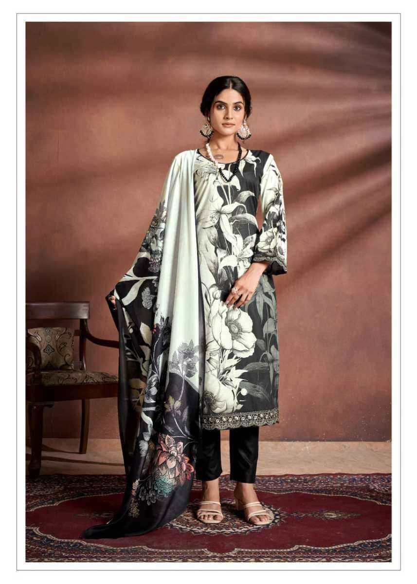 The Hermitage Shop Tarazuu Lawn Cotton Dress Material (4 pcs Catalogue)