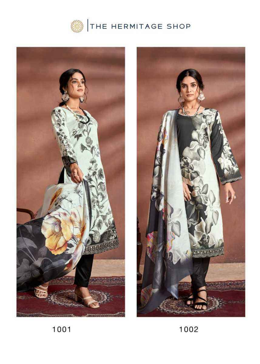 The Hermitage Shop Tarazuu Lawn Cotton Dress Material (4 pcs Catalogue)