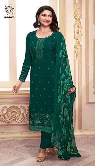 Vinay Fashion Royal Crepe-46 Crepe Dress Material (8 pcs Catalogue)