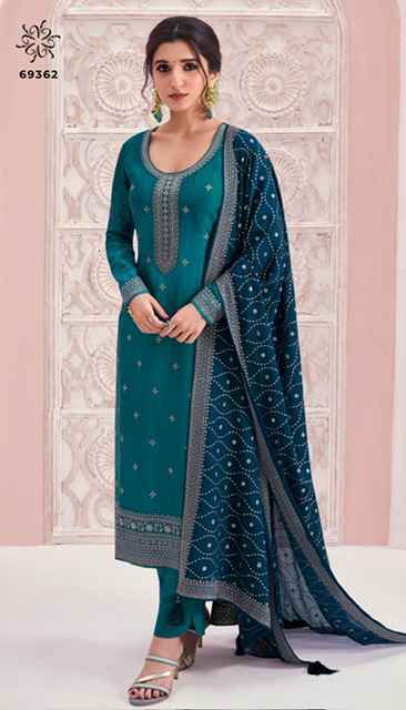 Vinay Kuleesh Siya Silk Dress Material (6 pcs Catalogue)