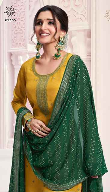 Vinay Kuleesh Siya Silk Dress Material (6 pcs Catalogue)