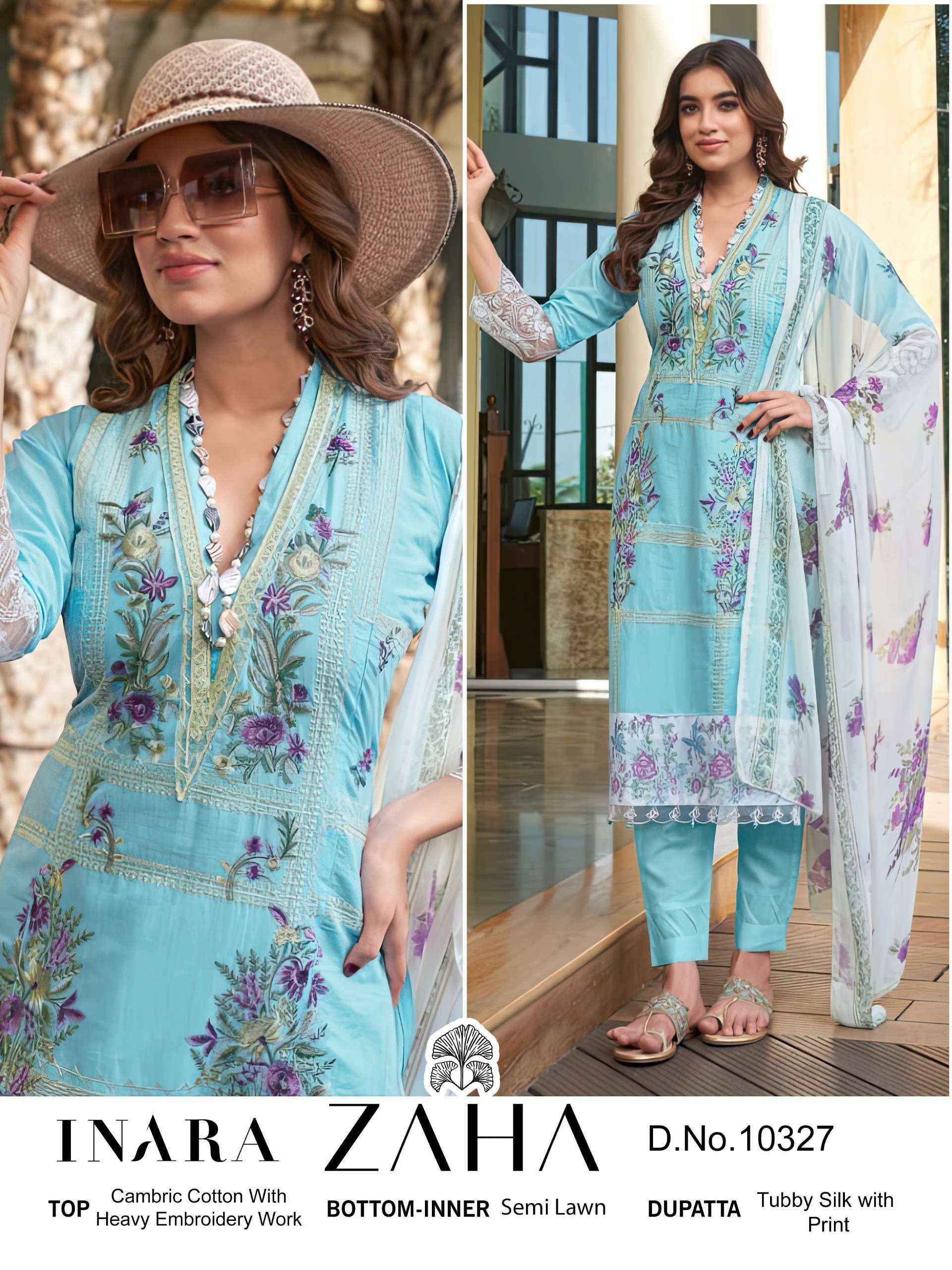 Zaha Inara Vol-1 Cotton Dress Material (5 pcs Catalogue)