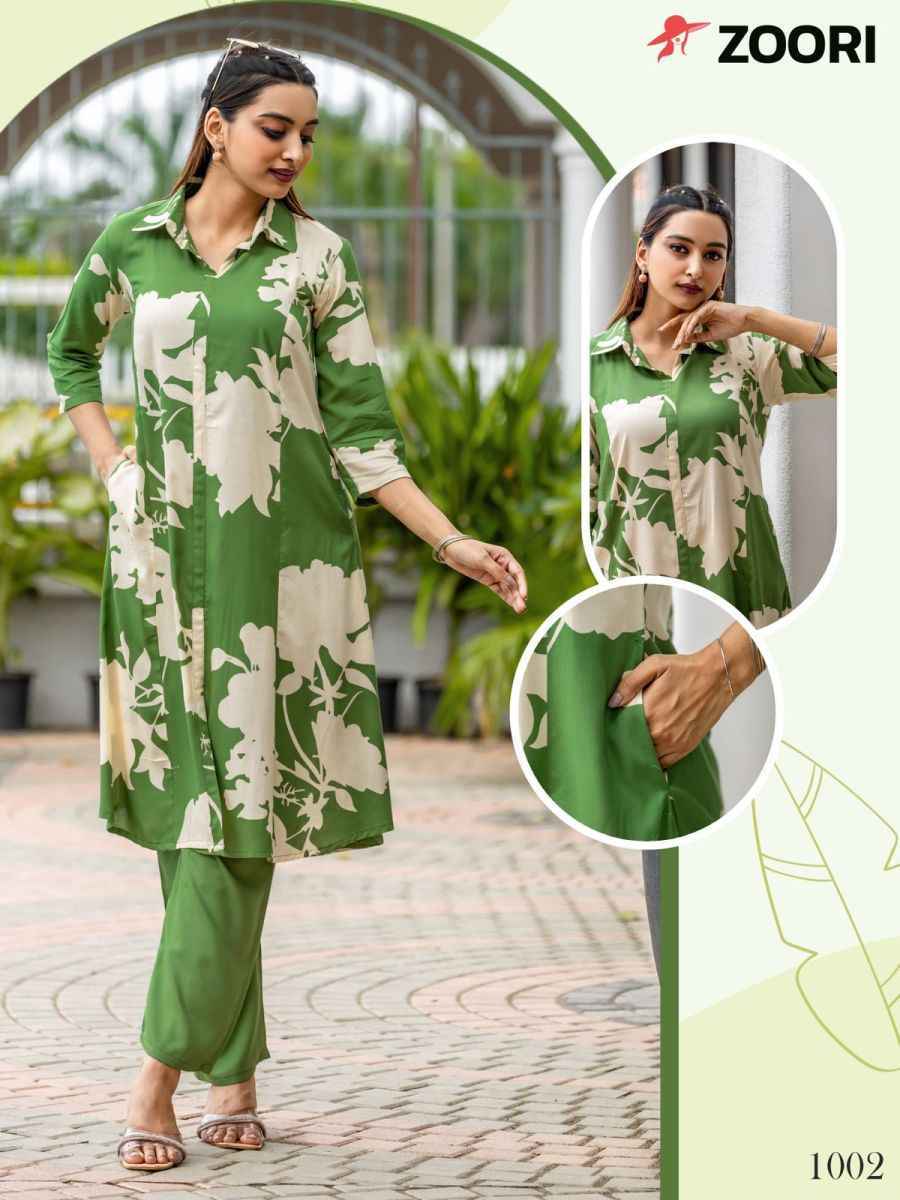 Zoori Alexa Rayon Co Ord Set (4 pcs Catalogue)