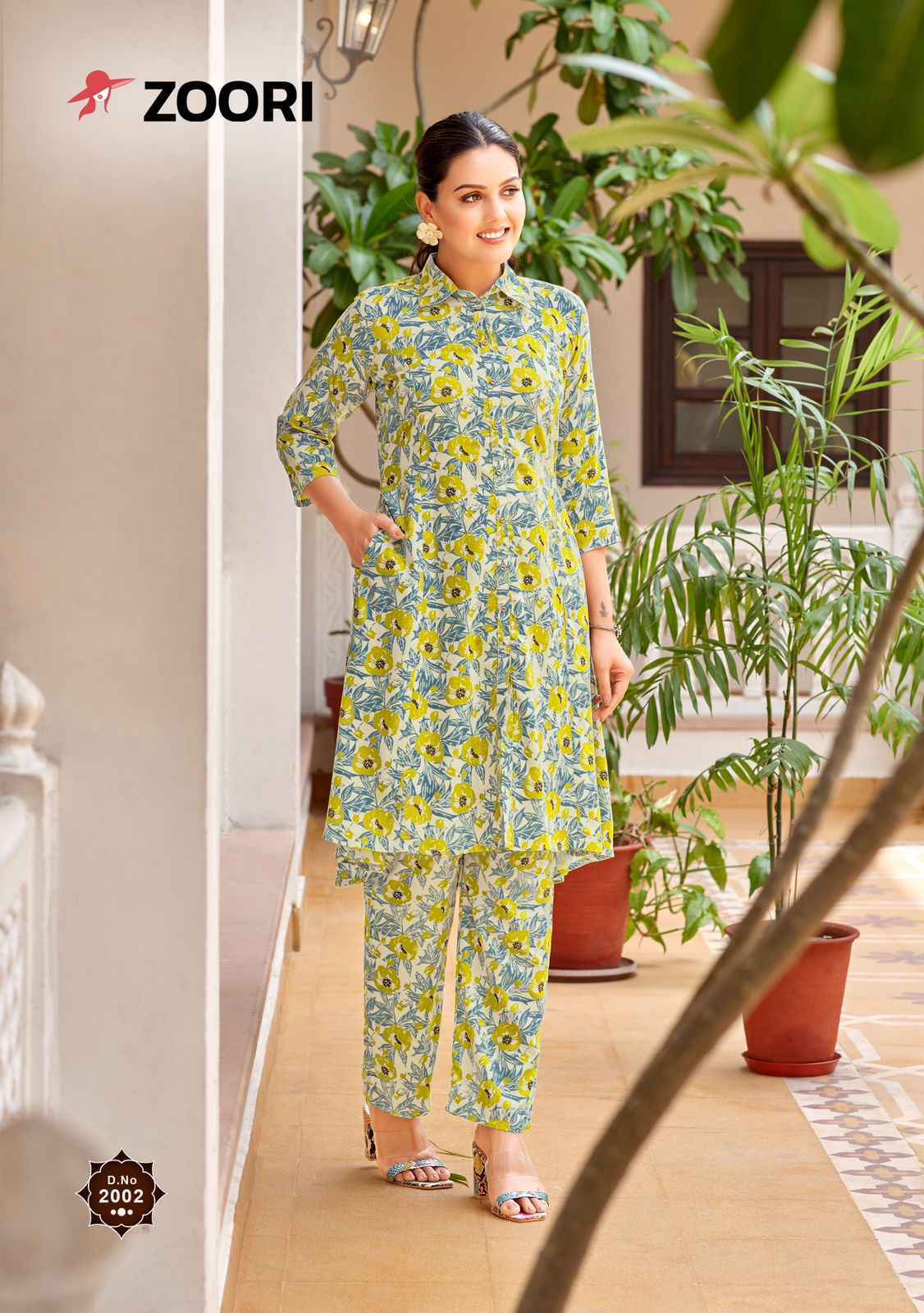 Zoori Shifra Rayon Kurti With Pant (6 pcs Catalogue)