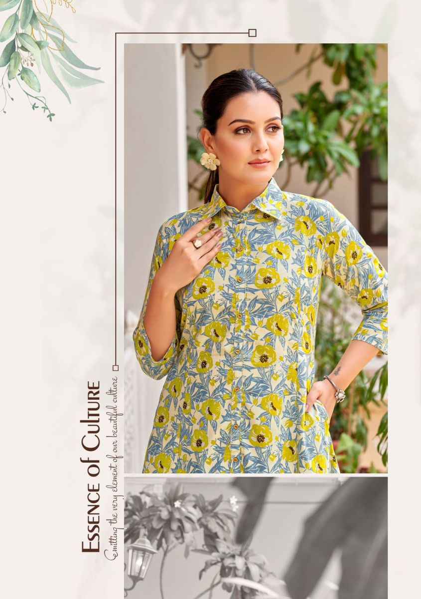 Zoori Shifra Rayon Kurti With Pant (6 pcs Catalogue)