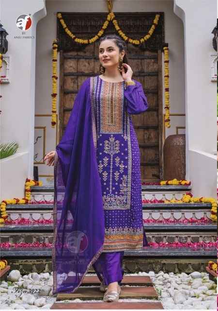 Anju Fabrics Fiza Vol 2 Readymade Jacquard Suit 5 Pc Catalog