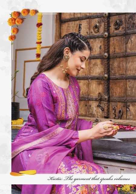 Anju Fabrics Fiza Vol 2 Readymade Jacquard Suit 5 Pc Catalog