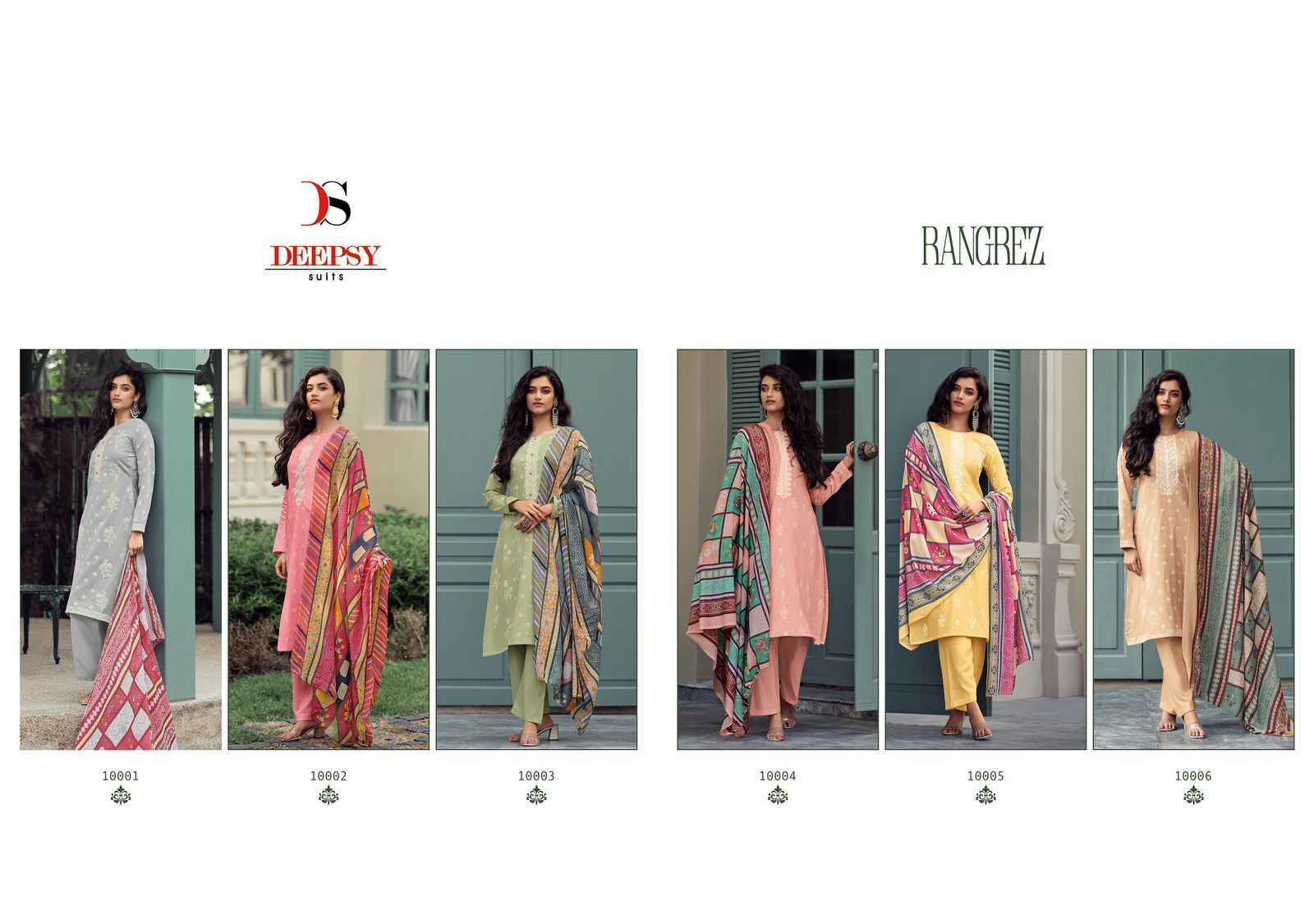 Deepsy Rangrez Cotton Dress Material (6 pcs Catalogue)