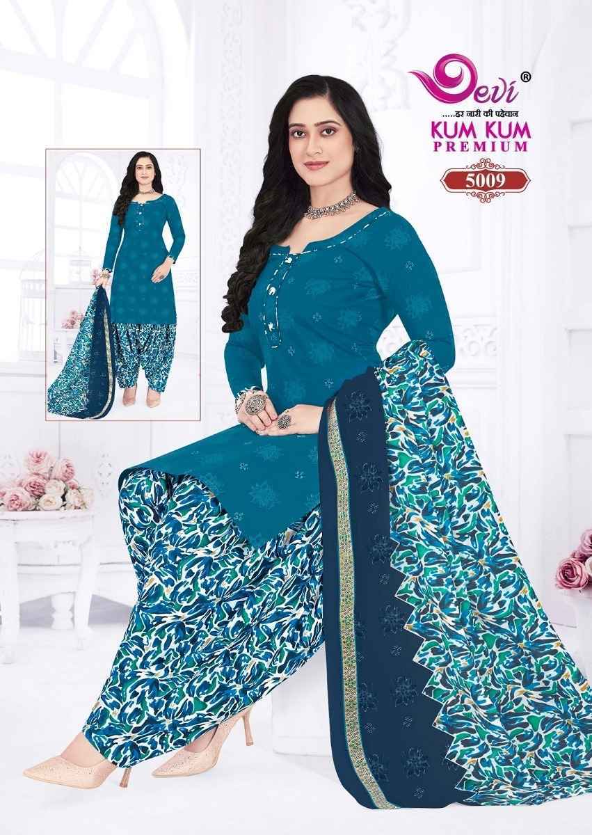 Devi Kum Kum Premium Vol-5 Cotton Readymade Suit (12 pcs Catalogue)