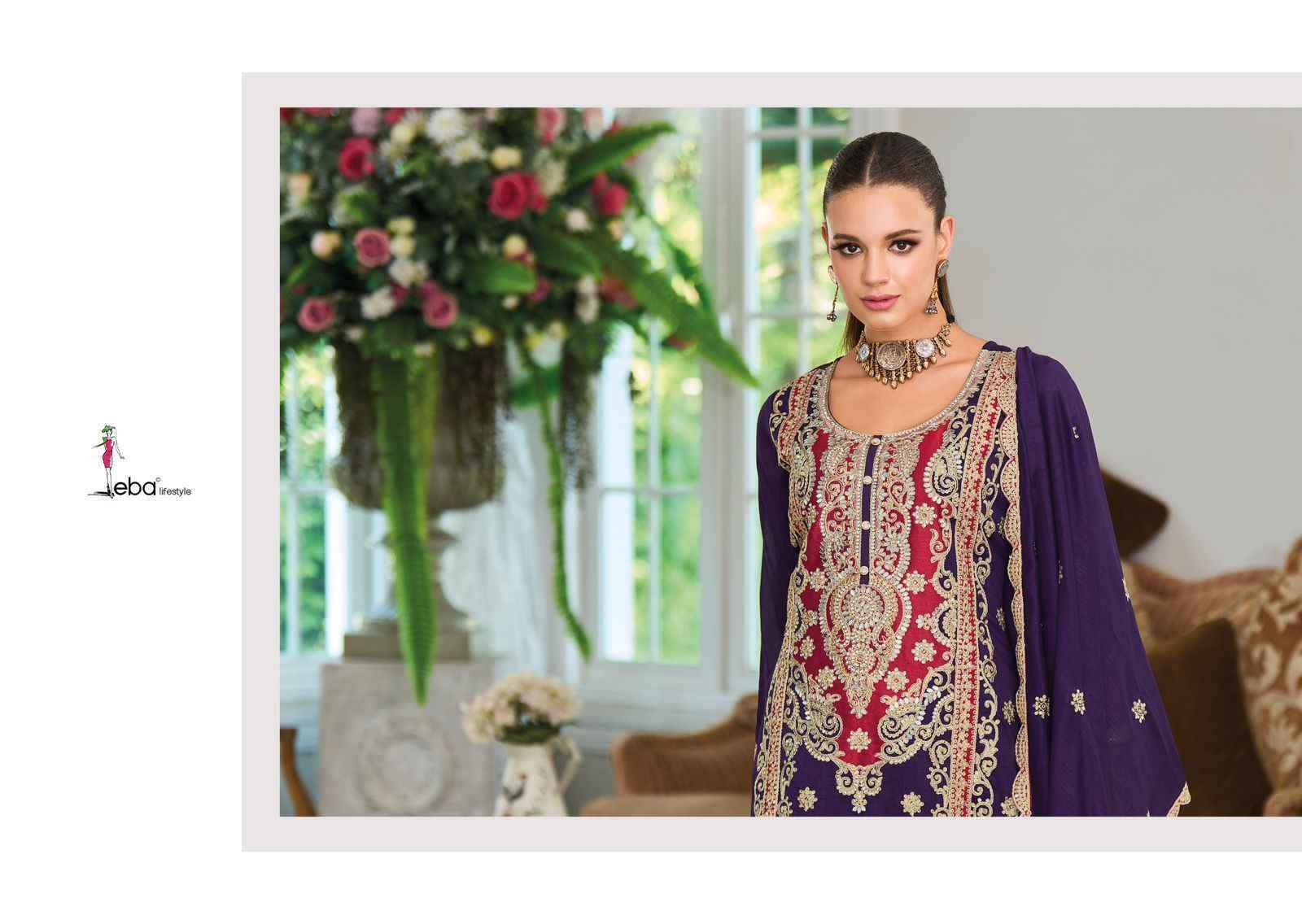 Eba Lifestyle Sahira Silk Readymade Dress (2 pcs Catalogue) 