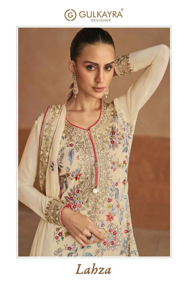 Gulkayra Designer Lahza Readymade Real Chinon Dress 2 pcs Catalogue