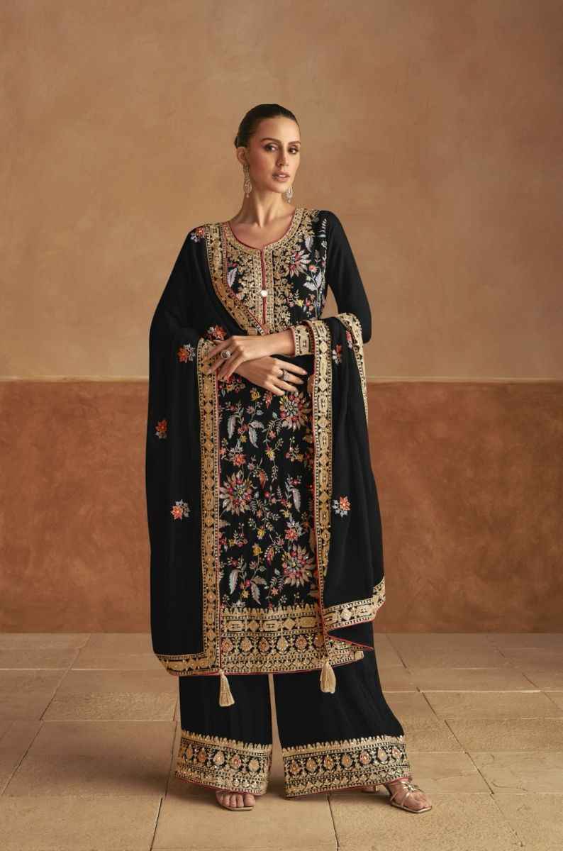 Gulkayra Designer Lahza Readymade Real Chinon Dress 2 pcs Catalogue