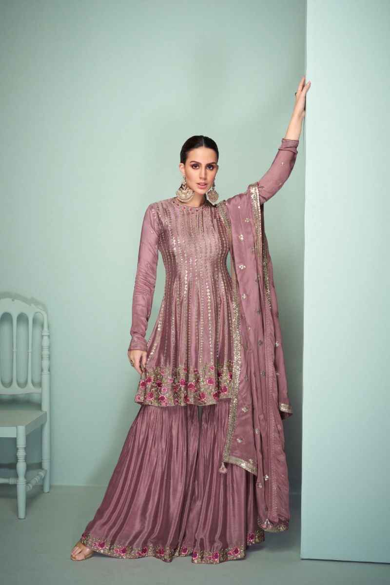 Gulkayra Designer Riwayat Real Chinon Readymade Suit (2 Pc Catalouge)