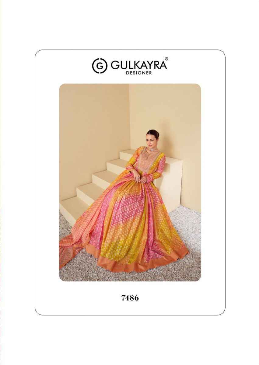 Gulkayra Designer Vaari Readymade Muslin Dress 2 pcs Catalogue