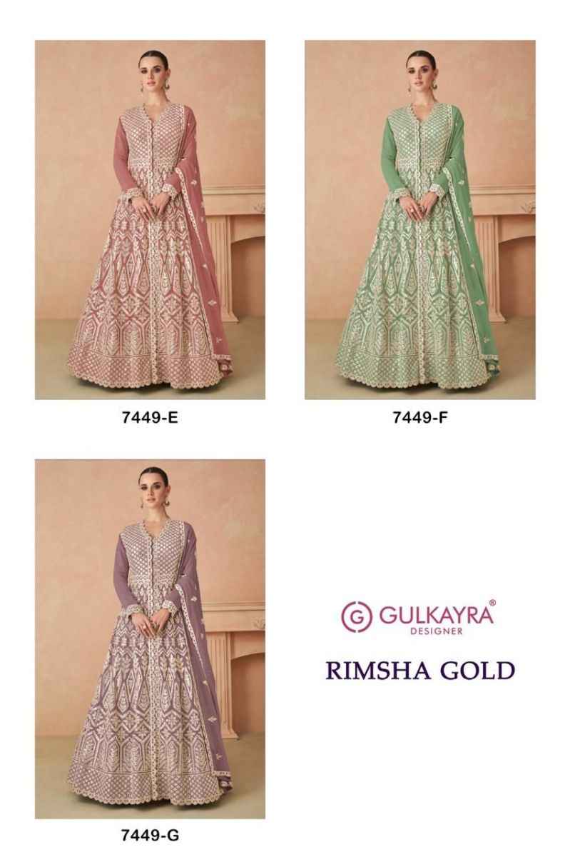 Gulkayra Rimsha Real Georgette Readymade Suit (3 Pc Catalouge)