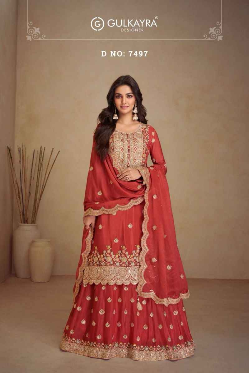 Gulkayra Vaani vol-3 Embroidered Work Readymade Suit (3 Pc Catalouge)