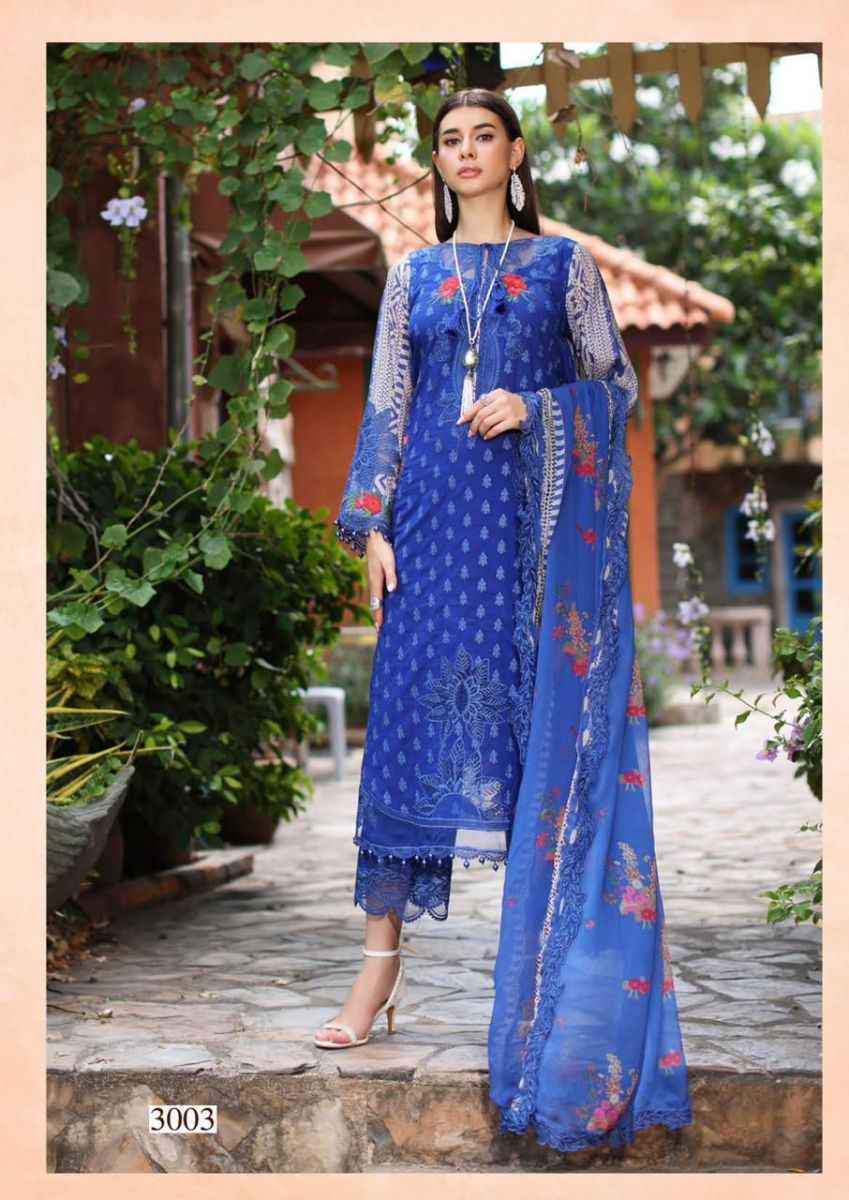 Hala Ramsha Vol-3 Cotton Dress Material 6 pc Cataloge