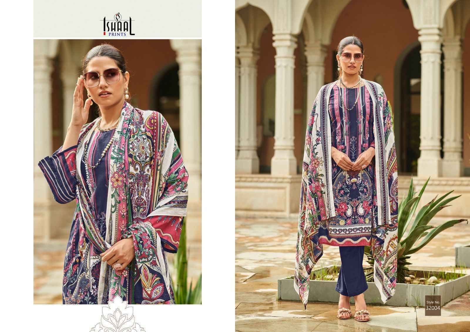 Ishaal Prints Gulmohar Vol-32 Lawn Dress Material (10 Pc Catalouge)