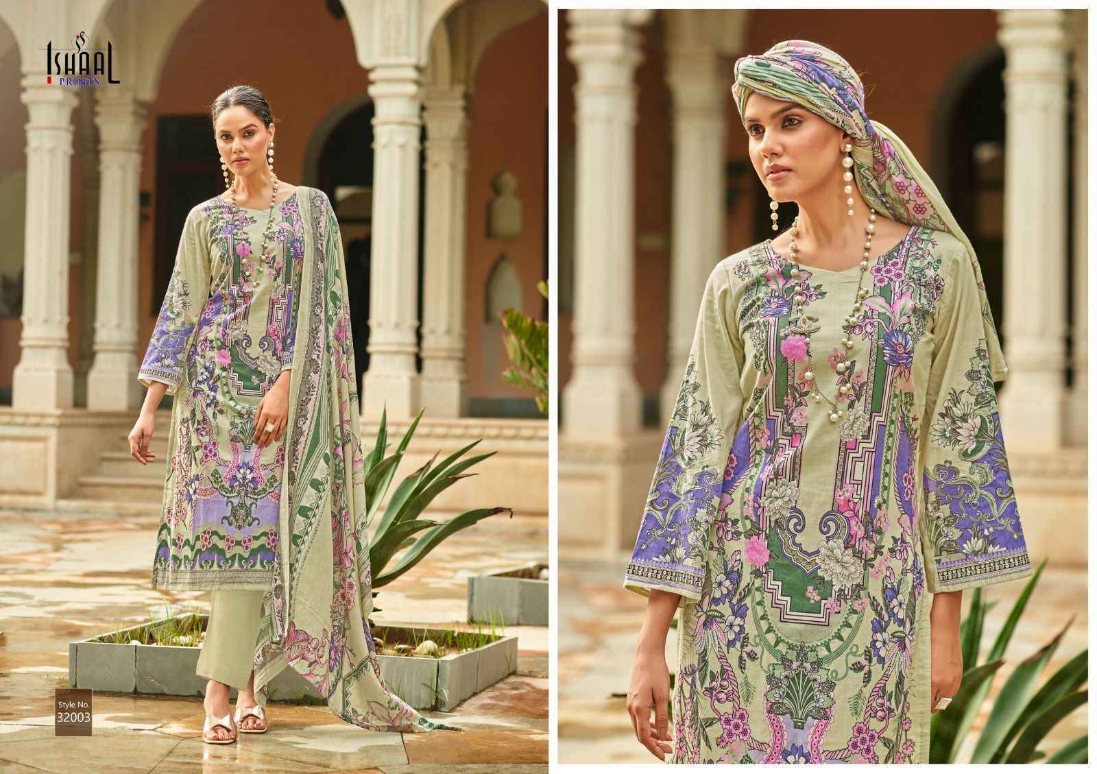 Ishaal Prints Gulmohar Vol-32 Lawn Dress Material (10 Pc Catalouge)