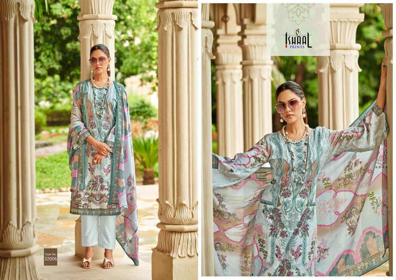 Ishaal Prints Gulmohar Vol-32 Lawn Dress Material (10 Pc Catalouge)