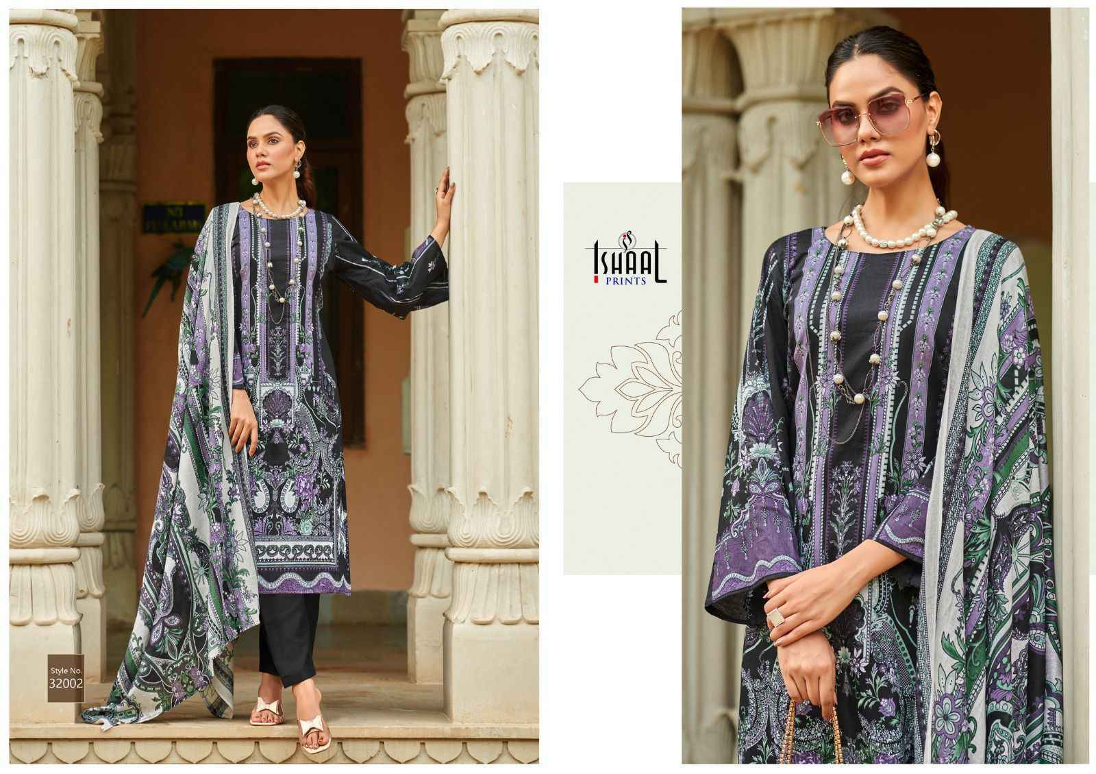 Ishaal Prints Gulmohar Vol-32 Lawn Dress Material (10 Pc Catalouge)