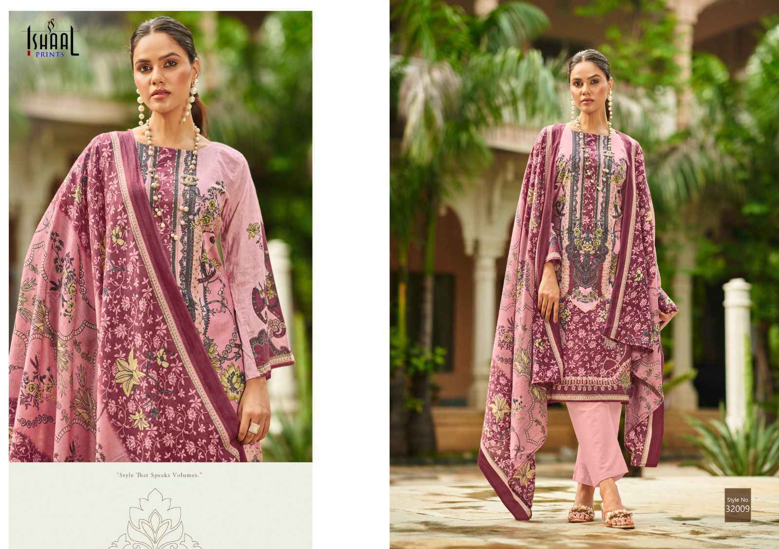 Ishaal Prints Gulmohar Vol-32 Lawn Dress Material (10 Pc Catalouge)