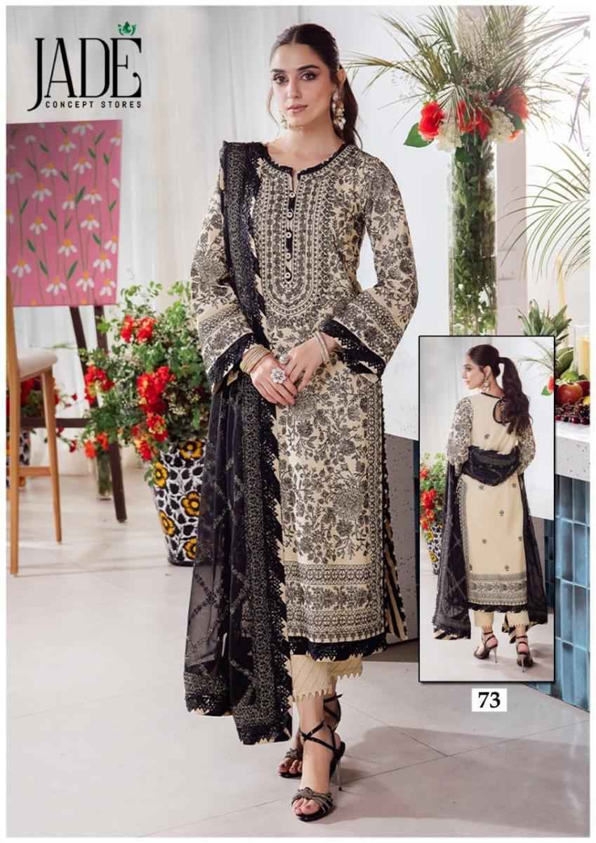 Jade Chevron Vol 8 Cotton Dress Material 6 Pc Catalog