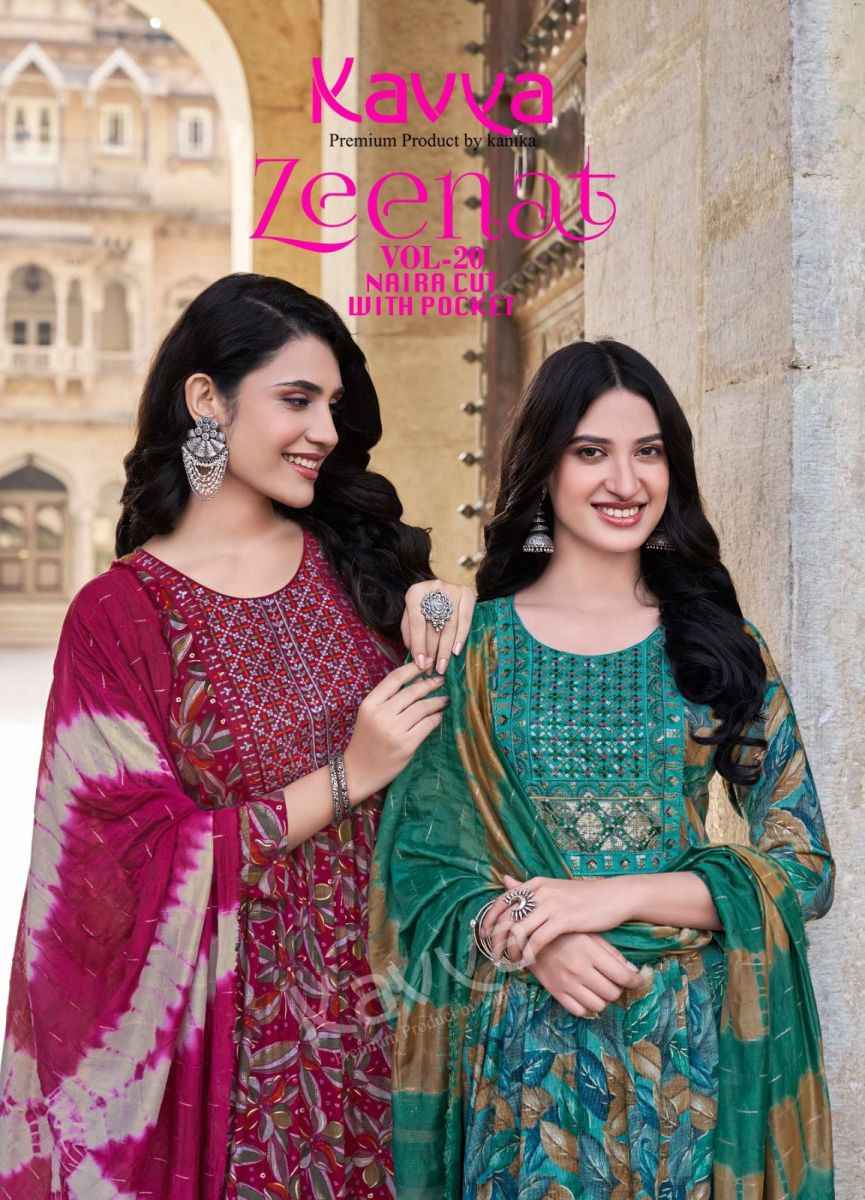 Kavya Zeenat Vol-20 Capsule Readymade Suit (10 pcs Catalogue)