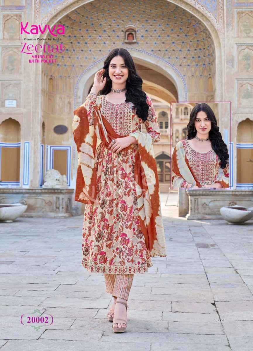 Kavya Zeenat Vol-20 Capsule Readymade Suit (10 pcs Catalogue)