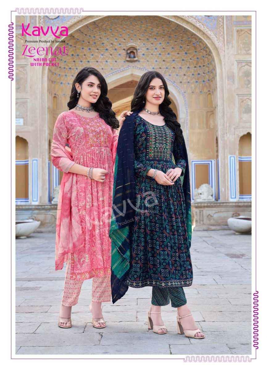 Kavya Zeenat Vol-20 Capsule Readymade Suit (10 pcs Catalogue)