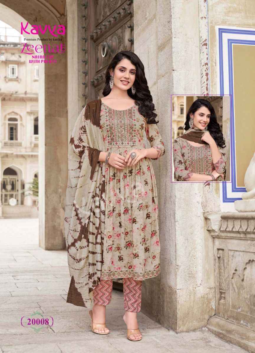 Kavya Zeenat Vol-20 Capsule Readymade Suit (10 pcs Catalogue)