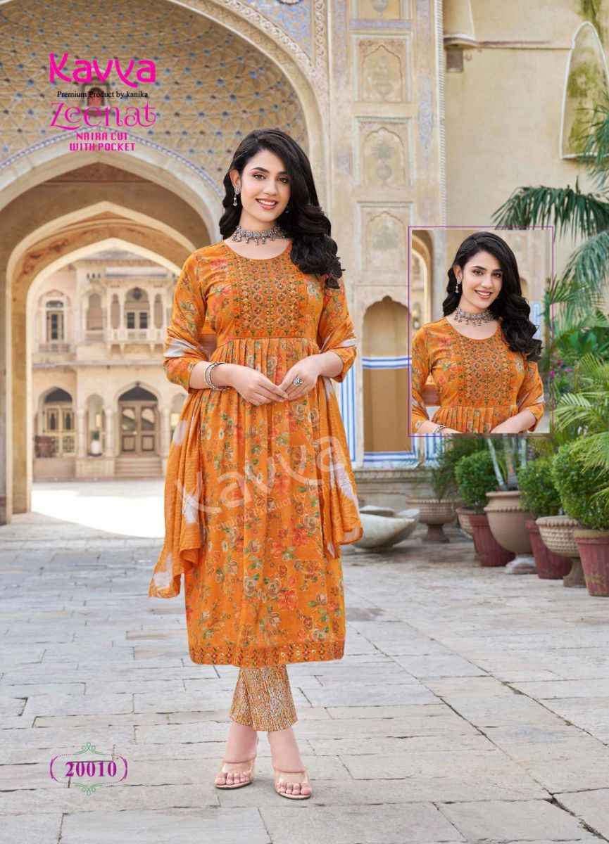 Kavya Zeenat Vol-20 Capsule Readymade Suit (10 pcs Catalogue)