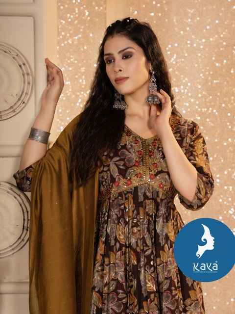 Kaya Aari Vol-6 Chanderi Modal Readymade Suit (8 pcs Catalogue)