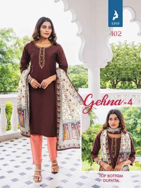 Kaya Gehna 4 Silk Kurti Combo 8 pcs Catalogue