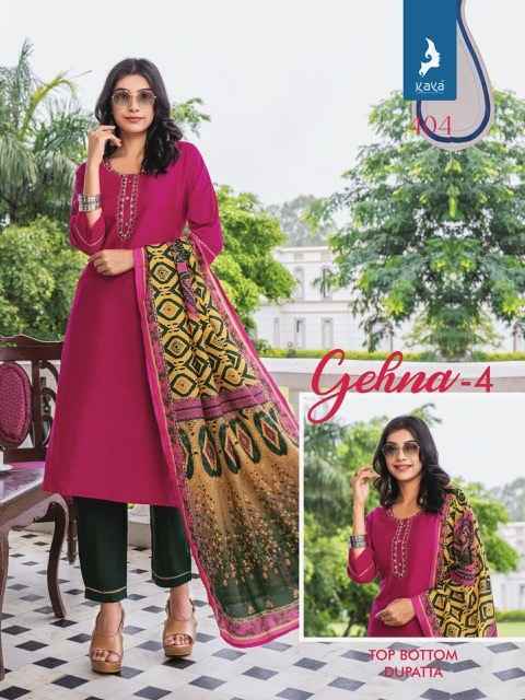 Kaya Gehna 4 Silk Kurti Combo 8 pcs Catalogue