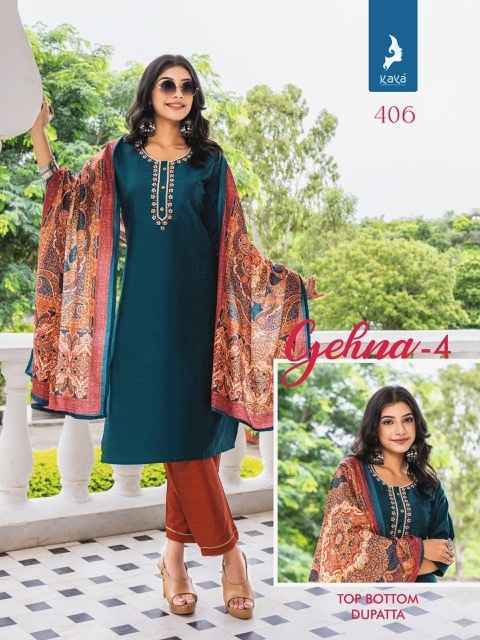 Kaya Gehna 4 Silk Kurti Combo 8 pcs Catalogue