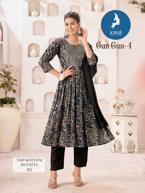 Kaya Gungun Vol-4 Cotton Readymade Suit (8 pcs Catalogue)