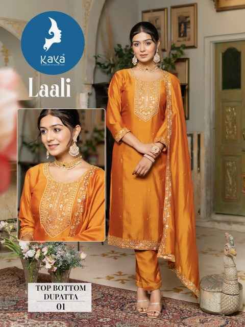 Kaya Laali Silk Readymade Suit (8 pcs Catalogue)