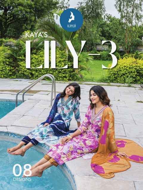 Kaya Lily Vol-3 Rayon Readymade Suit (8 pcs Catalogue)