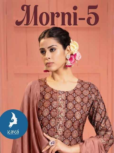 Kaya Morni Vol-5 Chanderi Readymade Suit (8 pcs Catalogue)