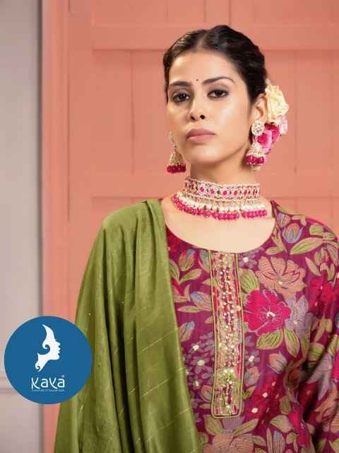 Kaya Morni Vol-5 Chanderi Readymade Suit (8 pcs Catalogue)