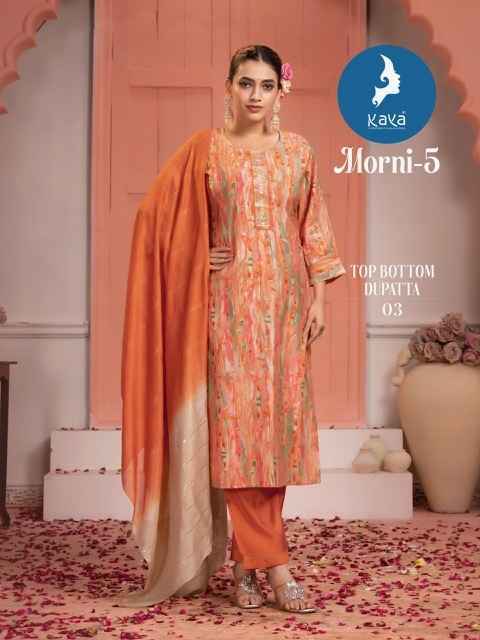 Kaya Morni Vol-5 Chanderi Readymade Suit (8 pcs Catalogue)