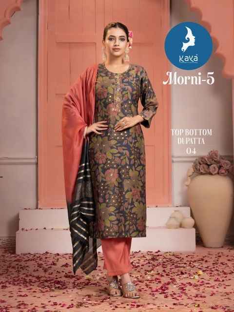 Kaya Morni Vol-5 Chanderi Readymade Suit (8 pcs Catalogue)