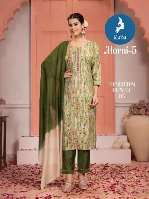 Kaya Morni Vol-5 Chanderi Readymade Suit (8 pcs Catalogue)